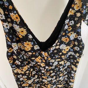 Lulus floral maxi dress size S